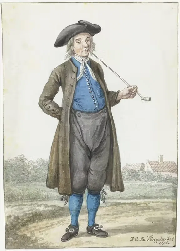 Molkwerumse man by Paulus Constantijn la Fargue, 1775 — digital art print download
