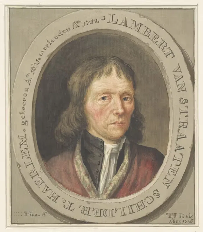 Portret van de schilder Lambert van Straaten — Tako Hajo Jelgersma