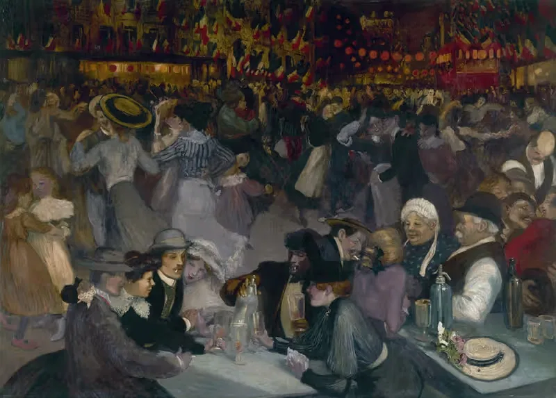 14 juillet by Théophile Alexandre Steinlen, 1889 — digital art print download