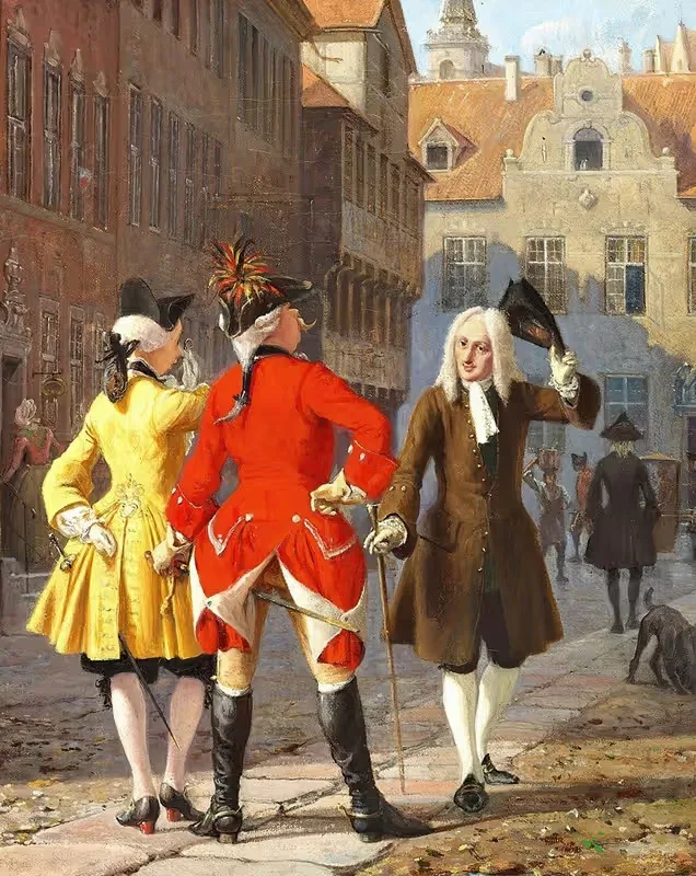 Jacob v. Thybo og Jean de France — Wilhelm Marstrand