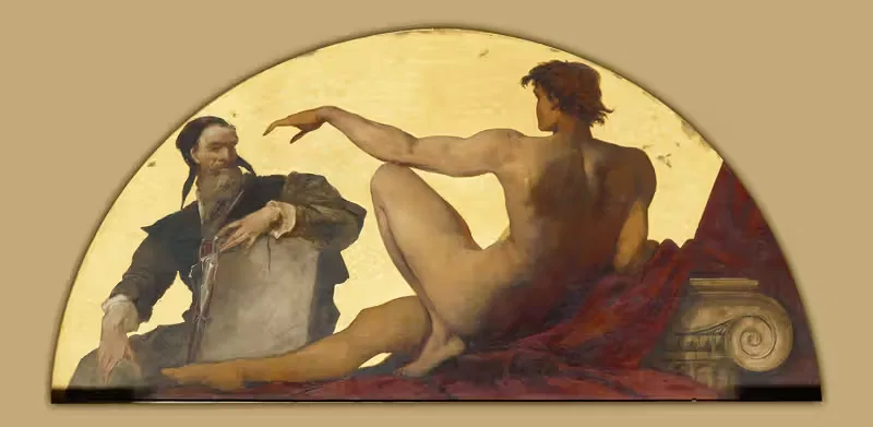 Микеланджело Буонарроти by Ганс Макарат, 1881-1884 — digital art print download