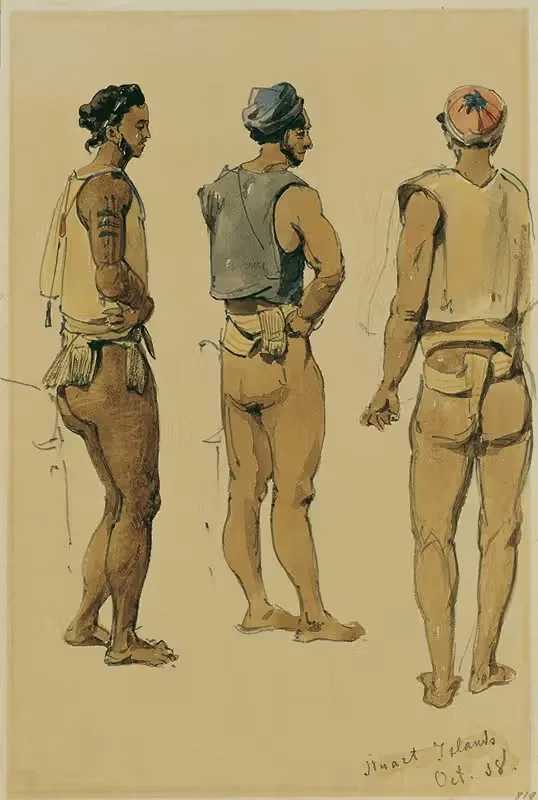 Eingeborene der Stewart Island (Stewartinsel) — Joseph Selleny