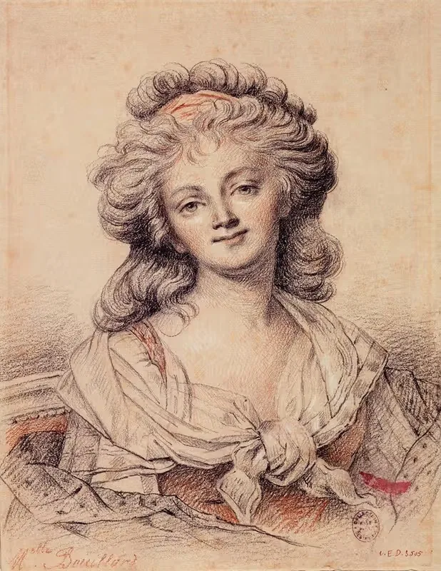 Portrait de Mademoiselle Bouillard — Marie-Geneviève Bouliard