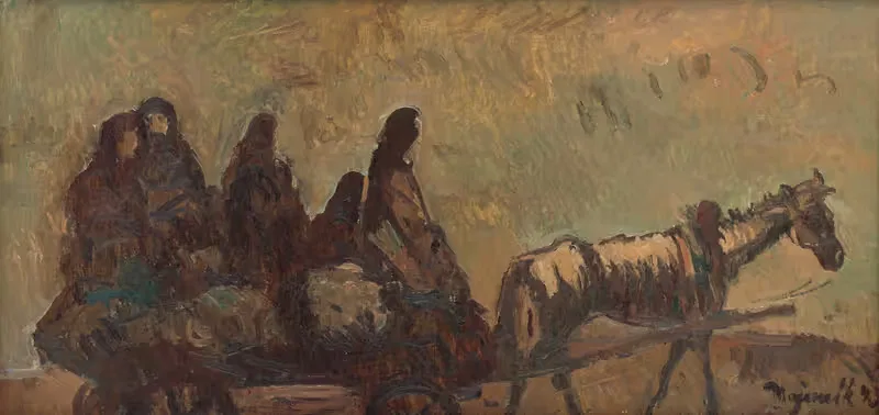 Беженцы by Циприан Майерник, 1943 — digital art print download