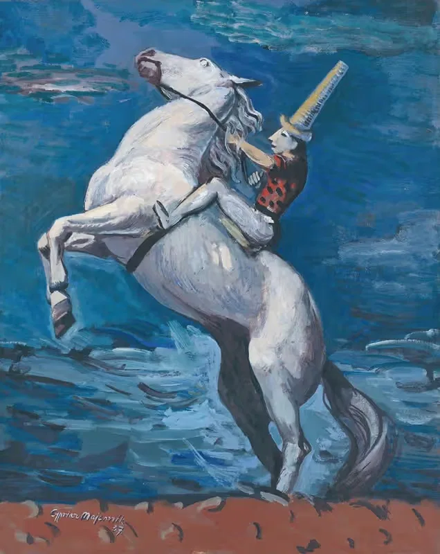 Всадник у моря by Циприан Майерник, 1937 — digital art print download