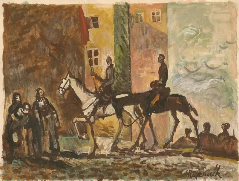 Victorious Return by Cyprián Majerník, 1944-1945 — digital art print download