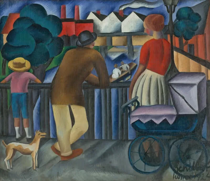 Городская тема by Гейза Шиллер, 1924 — digital art print download