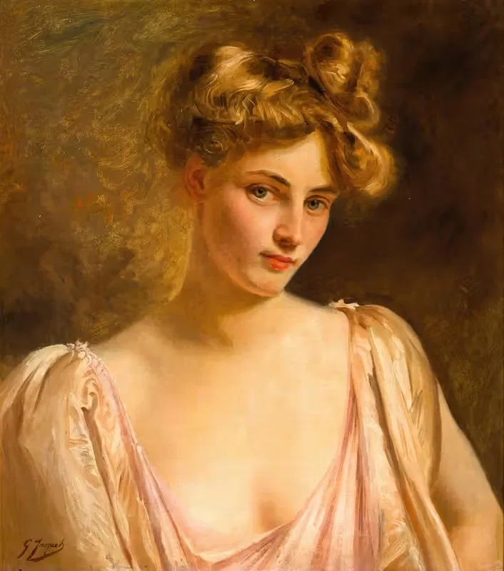 Блондинка-красавица by Гюстав Жан Жаке, 1909 — digital art print download