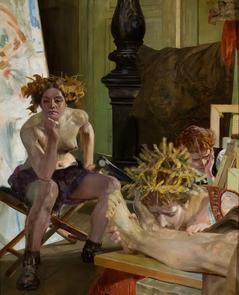 Смерть художника by Яцек Мальчевский, 1909 — digital art print download