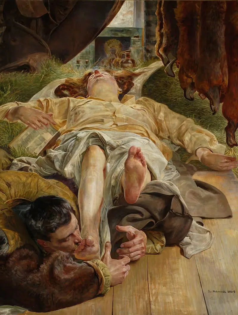 Death of Ellenai — Jacek Malczewski