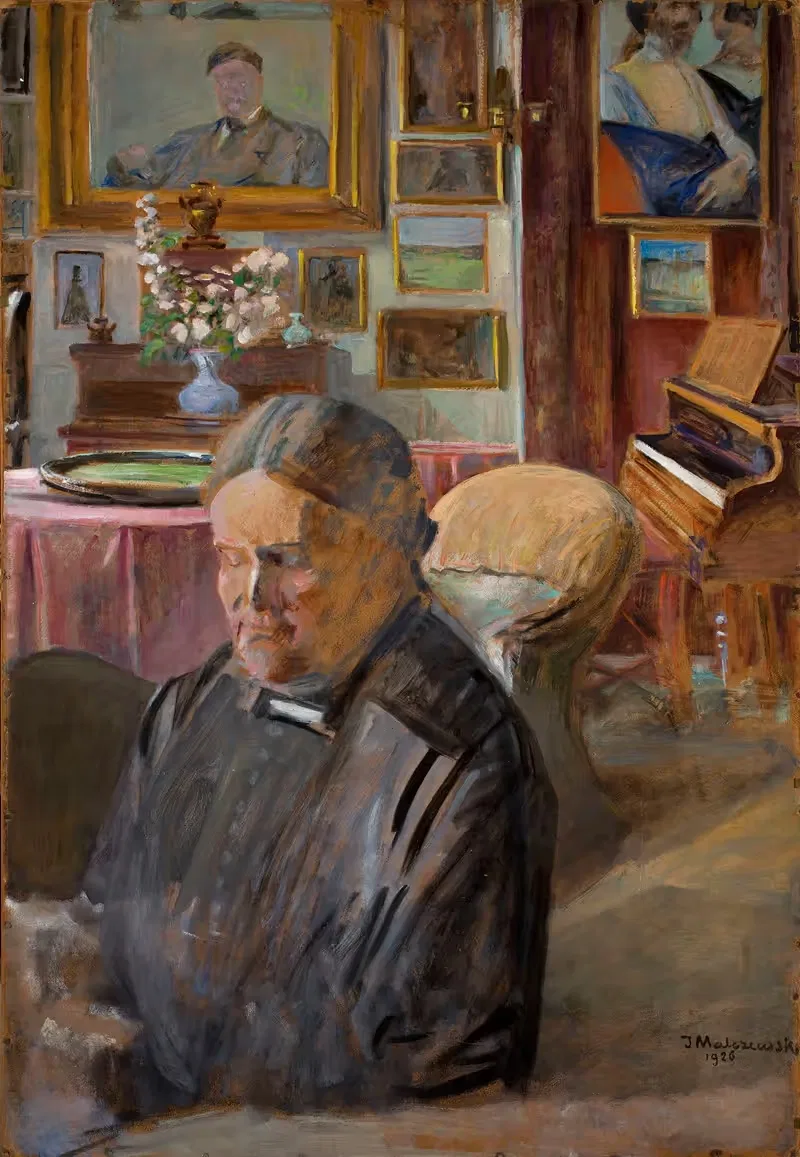 Helena, artist's sister, indoors — Jacek Malczewski