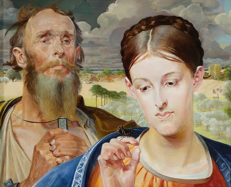 Music – left wing of the triptych — Jacek Malczewski