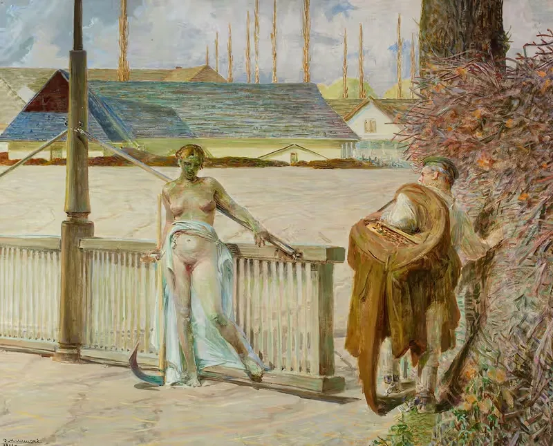 My life – right section of the triptych — Jacek Malczewski