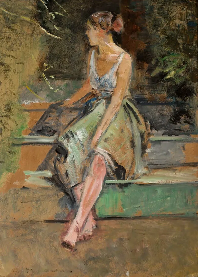 Этюд девушки — Яцек Мальчевский
