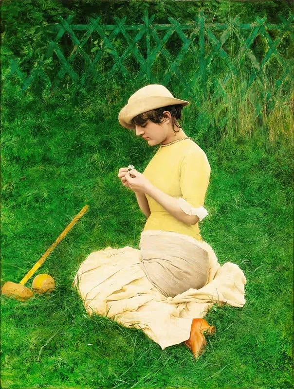 Он меня любит... немного... сильно... by Ян ван Бирс, 1882 — digital art print download