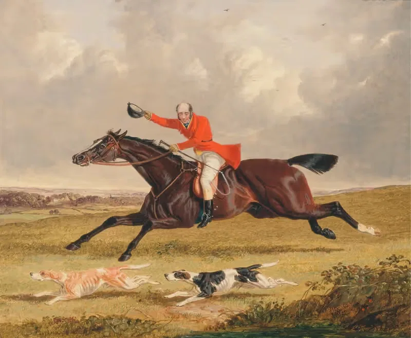 Лисья охота; Поддержка собак by Джон Фредерик Херринг-старший, 1839 — digital art print download