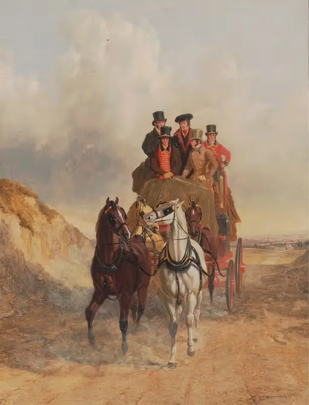 The Royal Mail Coach on the Road — John Frederick Herring Snr.
