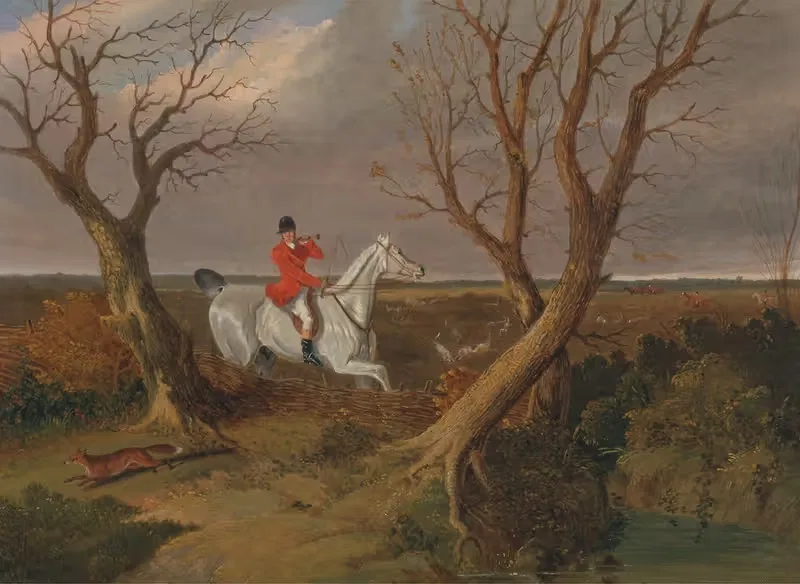 Охота в Сафолке; ушли by Джон Фредерик Херринг-старший, 1833 — digital art print download
