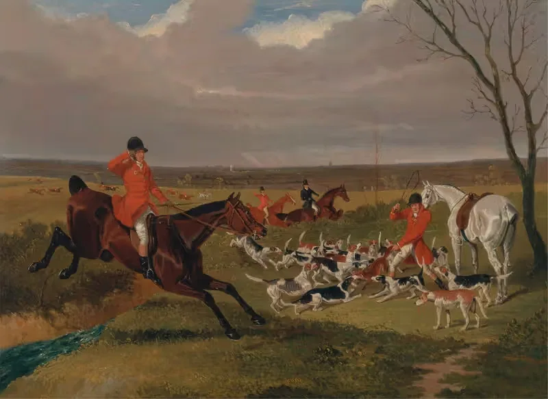 Охота в Сафолке; Смерть by Джон Фредерик Херринг-старший, 1833 — digital art print download