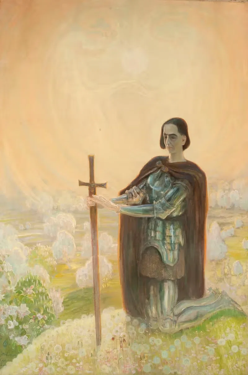 Молитва на поле боя by Казимеж Стаборовский, 1915 — digital art print download