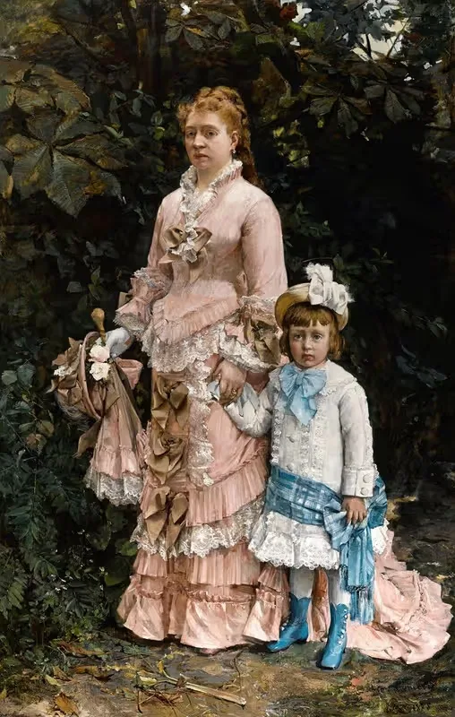 Воскресная прогулка by Леон Франсуа Комерр, 1875 — digital art print download