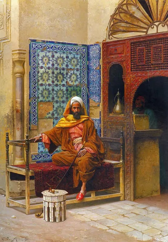 Курильщик by Людвиг Дойч, 1903 — digital art print download