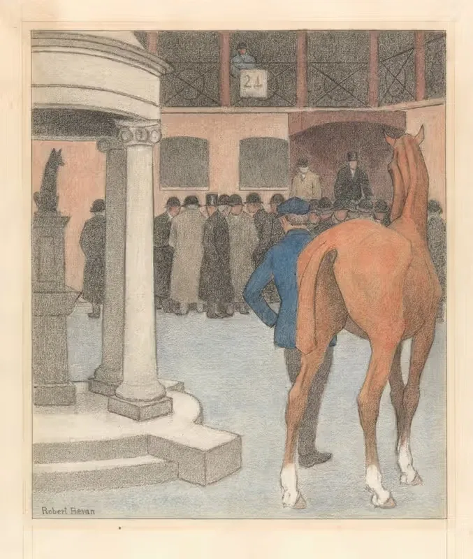 The Bayhorse, Tattersalls — Robert Polhill Bevan