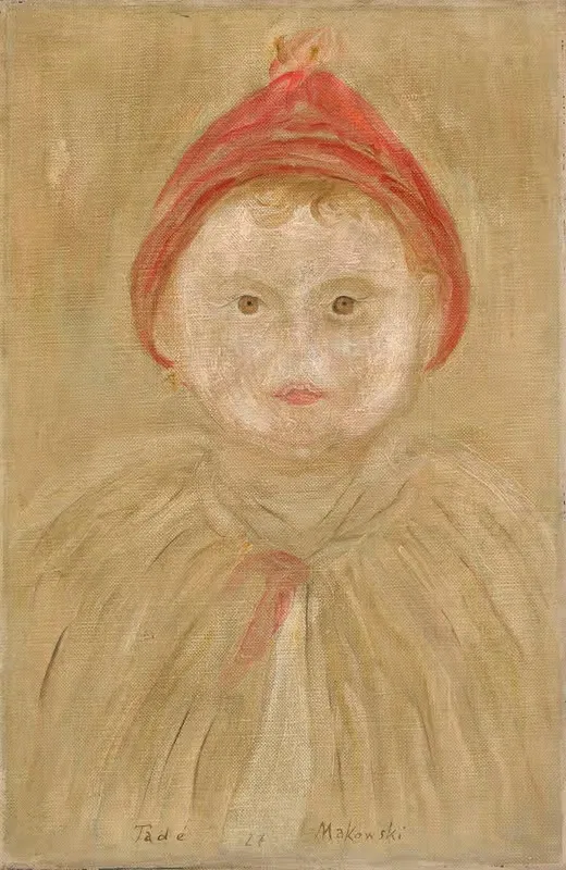 Ребенок в плаще by Тадеуш Маковский, 1927 — digital art print download