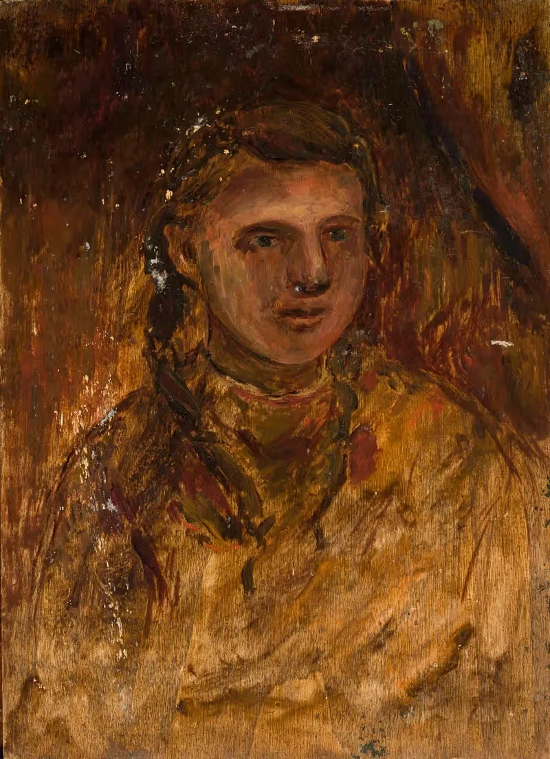 Study of a little girl — Tadeusz Makowski