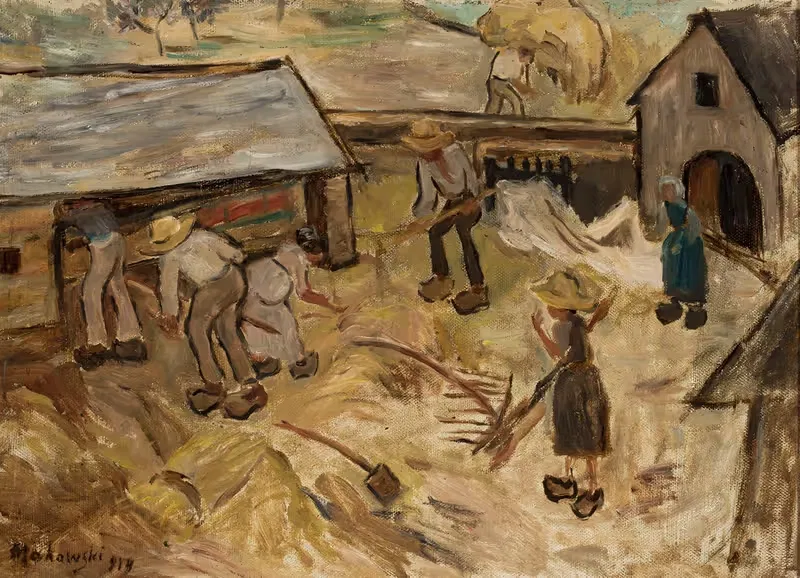 Жатва by Тадеуш Маковский, 1914 — digital art print download