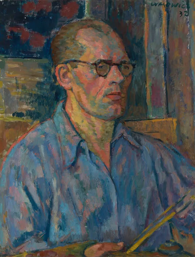 Autoportret niebieski by Wacław Wąsowicz, 1937 — digital art print download