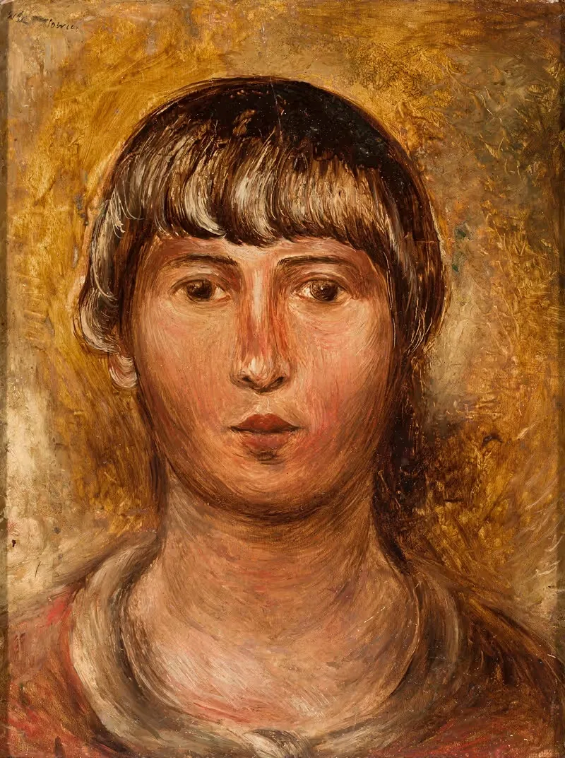 Голова жены by Вацлав Вансович, 1928 — digital art print download