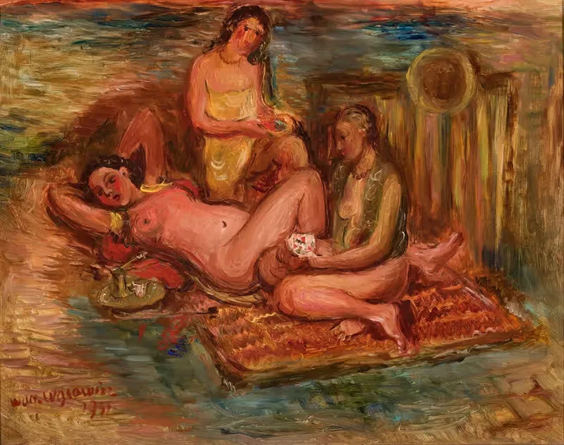 Три женщины by Вацлав Вансович, 1931 — digital art print download