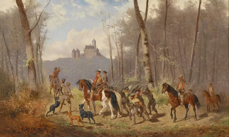 Heimkehr nach der Bärenjagd — Alexander Von Bensa