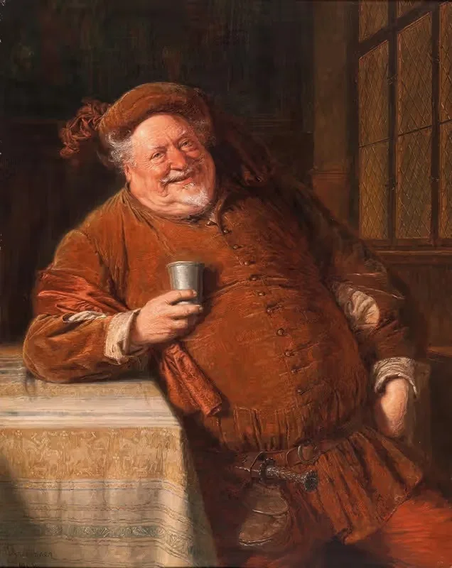 Falstaff II by Eduard von Grützner — digital art print download