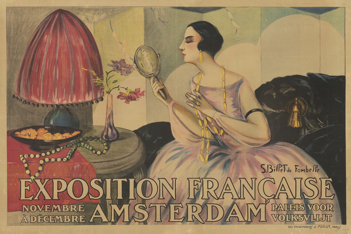 Exposition Française Amsterdam by Suzanne Billet de Fombelle, 1922 — digital art print download