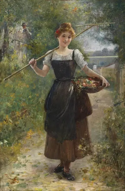 Am Heimweg by Ernst Nowak — digital art print download