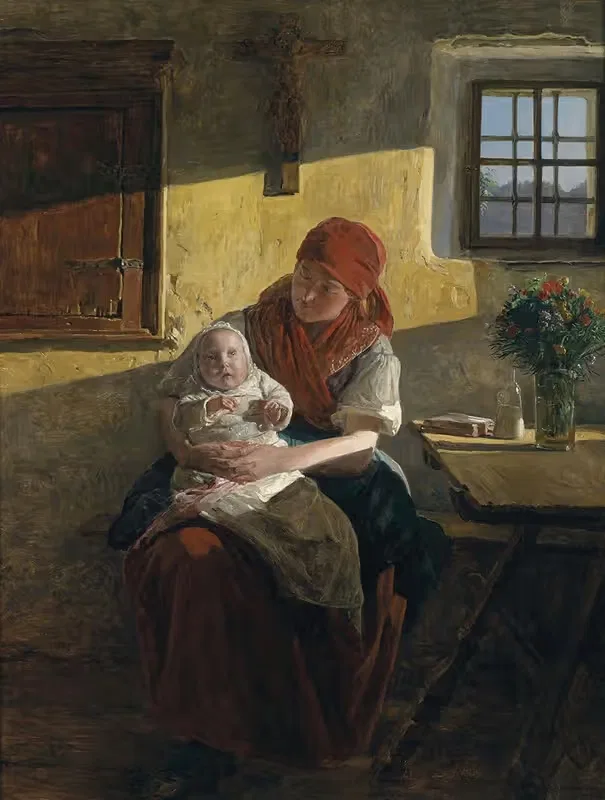 Воскресный отдых by Фердинанд Георг Вальдмюллер, 1859 — digital art print download