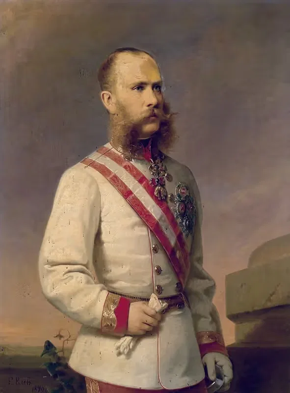 Франц Иосиф I by Франц Русс-младший, 1870 — digital art print download