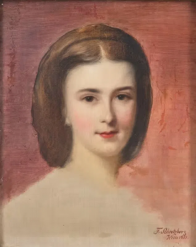 Императрица Елизавета by Франц Шротцберг, 1855 — digital art print download