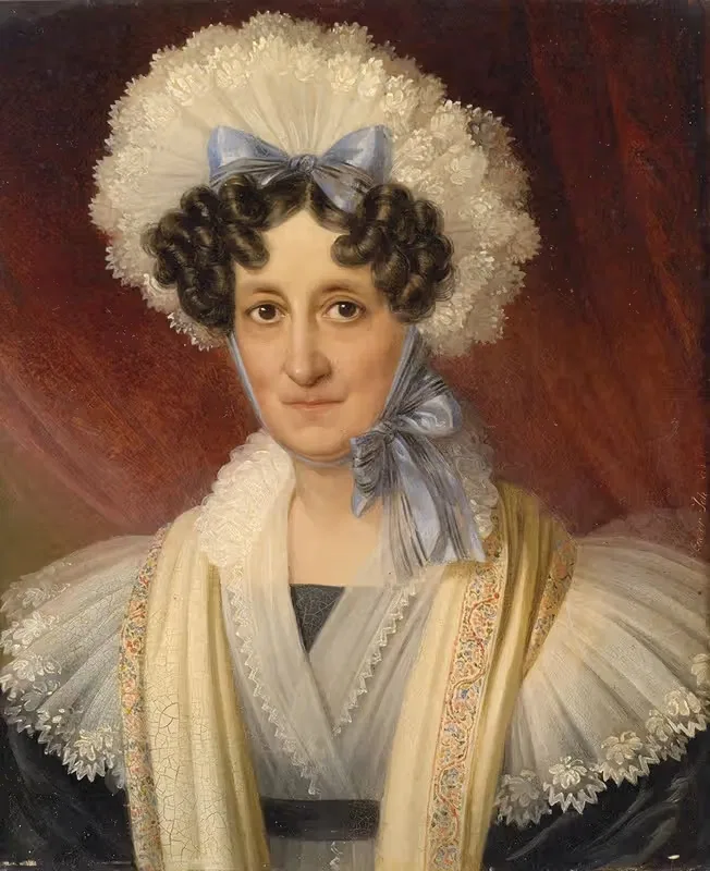 Дама в кружевной шапке by Иоганн Непомук Эндор, 1833 — digital art print download