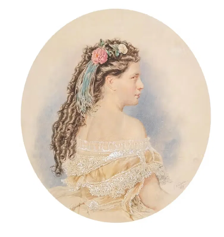 Frauenporträt — Josef Kriehuber