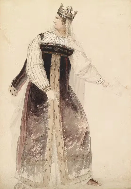 Sophie Schröder in einem Kostüm — Moritz Michael Daffinger
