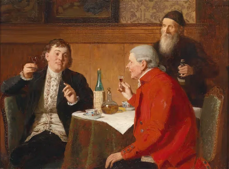 Ein guter Tropfen by Reinhard Sebastian Zimmermann — digital art print download