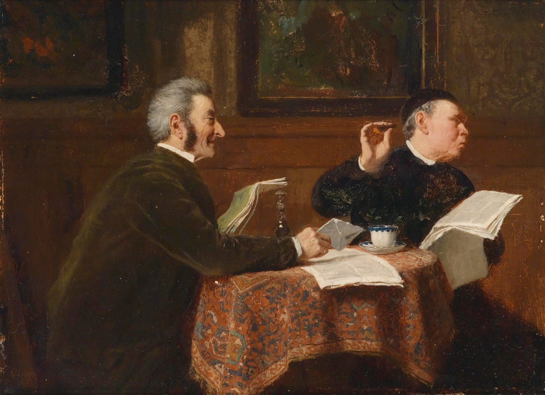 Ein Streitgespräch by Reinhard Sebastian Zimmermann — digital art print download