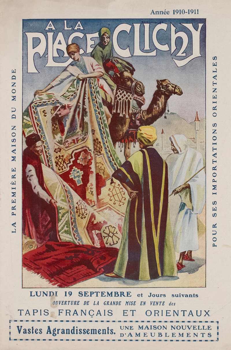 A la place Clichy by Аноним, 1910 — digital art print download