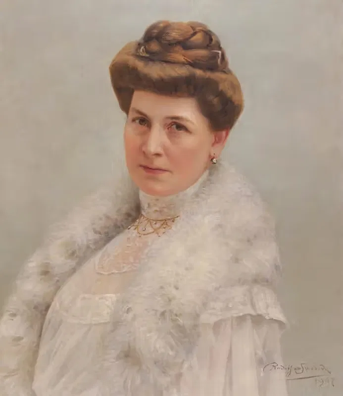Портрет госпожи Зигль by Рудольф Свобода, 1907 — digital art print download