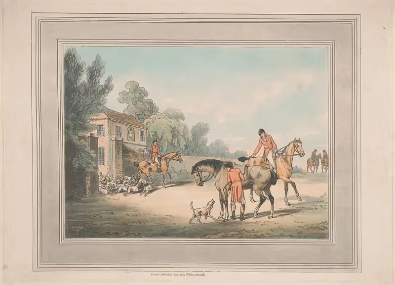 Выход из питомника by Самуэль Ховитт, 1802 — digital art print download