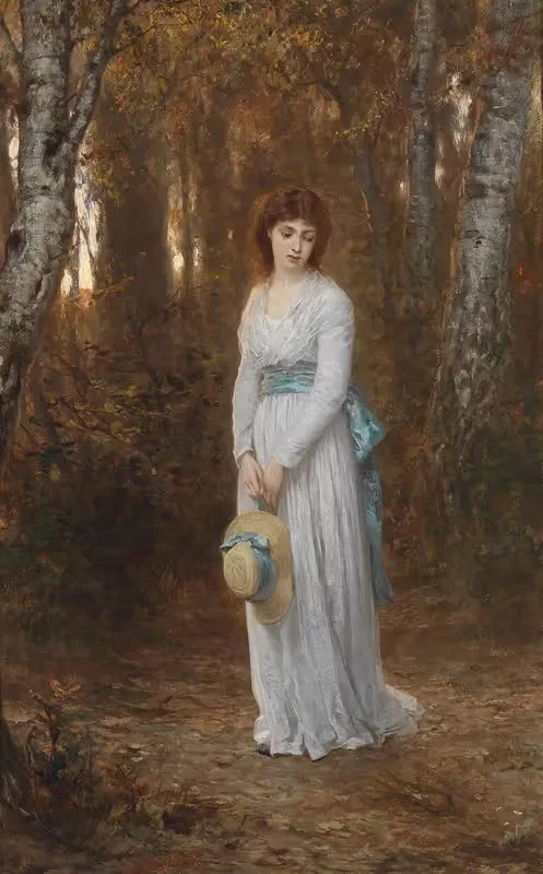 In Gedanken versunken by Wilhelm Amberg — digital art print download