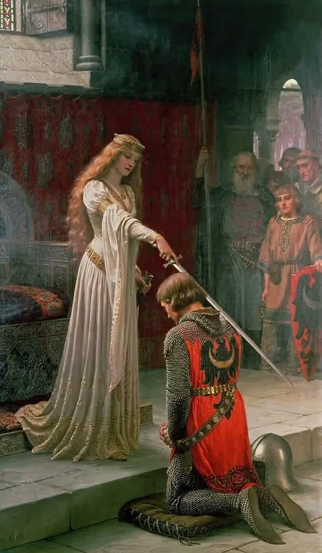 Награждение by Эдмунд Блэр Лейтон, 1901 — digital art print download